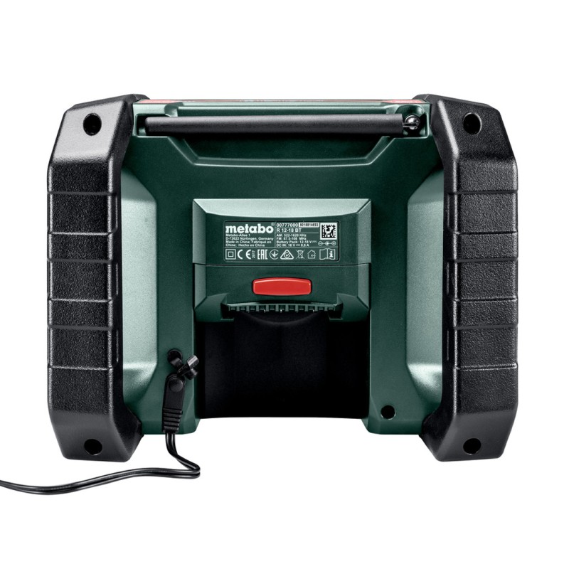 Radio Metabo R12-18 600778850 FM/AM/DAB+ BT 12-18V 1,9kg