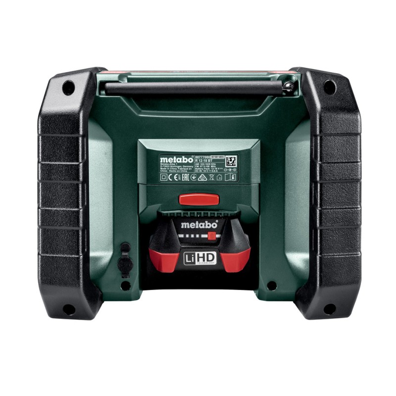 Radio Metabo R12-18 600778850 FM/AM/DAB+ BT 12-18V 1,9kg