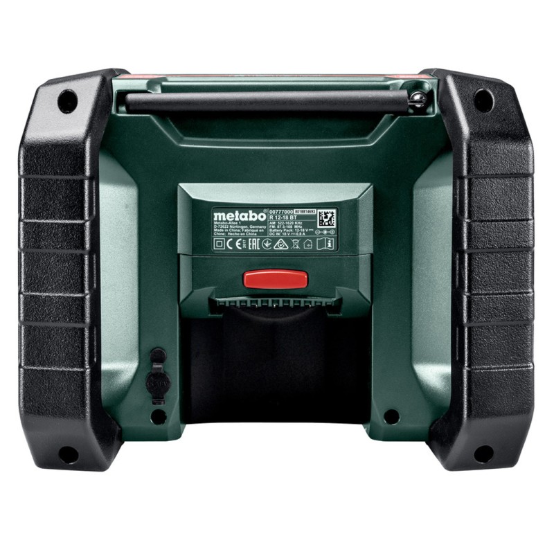 Radio Metabo R12-18 600778850 FM/AM/DAB+ BT 12-18V 1,9kg