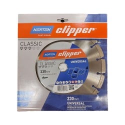 Tarcza diamentowa segment Norton CLIPPER UNIVERSAL 230x22,23mm 10mm