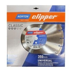 Tarcza diamentowa segment Norton CLIPPER UNIVERSAL 350x25,4/20mm 10mm