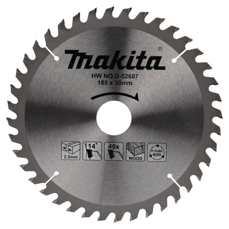 Piła tarczowa Makita D-52607 185x30mm 40T z widią