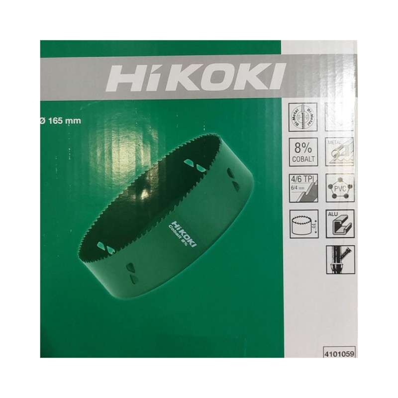 Otwornica HiKOKI 4101059 bimetalowa HSS średnica 165 mm głębokość wiercenia 44 mm