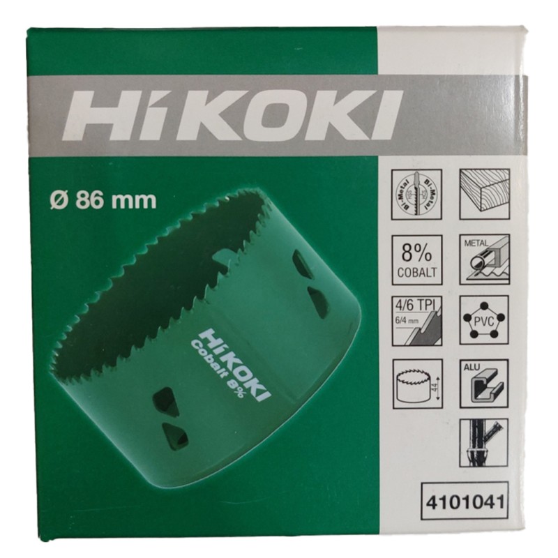 Otwornica bimetalowa HiKOKI 4101041 HSS 86mm 4/6TPI