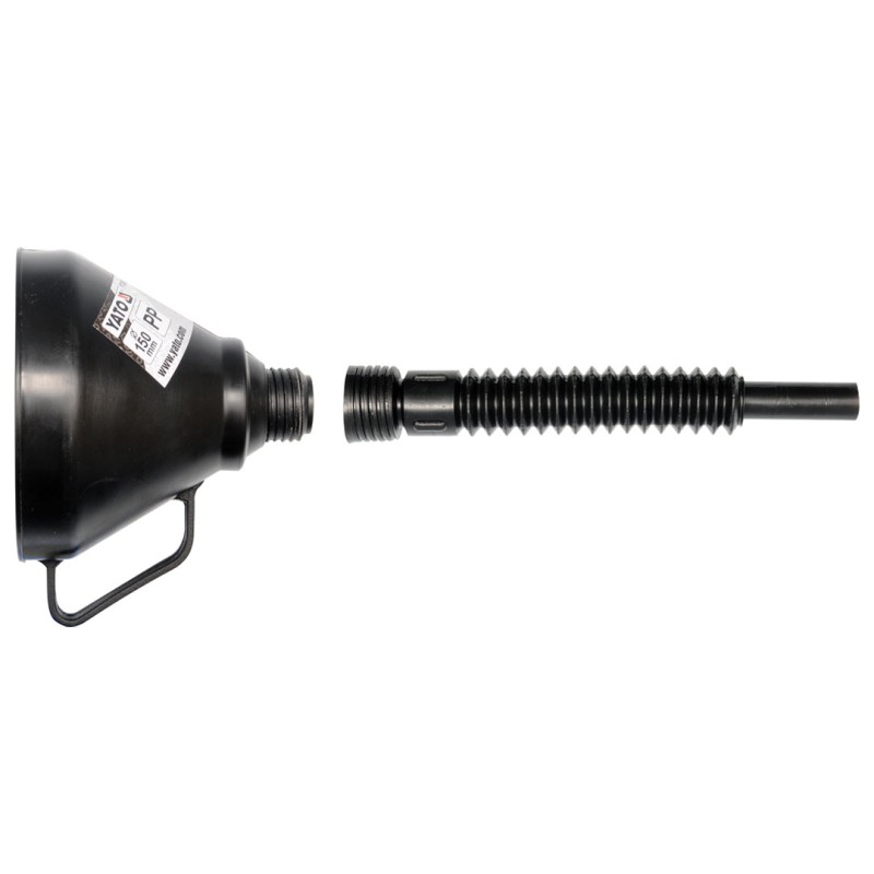 Lejek do paliwa i oleju YATO YT-0692 Ø150mm PP 2-częściowy sitko