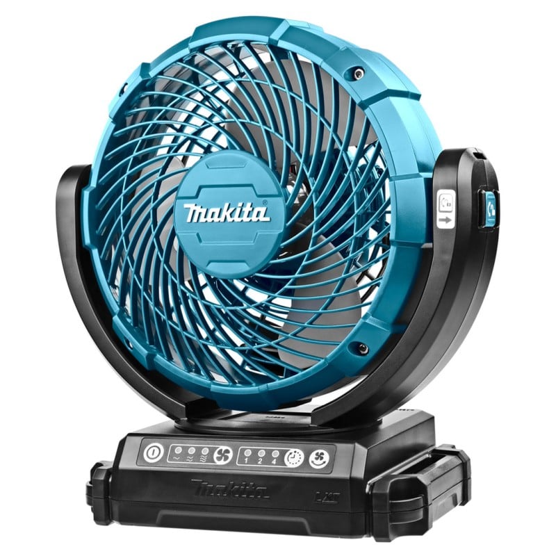 Przenośny akumulatorowy wentylator Makita DCF102Z LXT 14,4V i 18V 180º 4,6 m³/min BODY