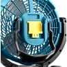 Przenośny akumulatorowy wentylator Makita DCF102Z LXT 14,4V i 18V 180º 4,6 m³/min BODY