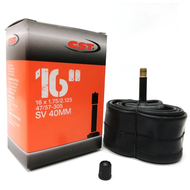 Dętka rowerowa CST 043003 16x1,75-2,125 Schrader AV 40mm czarna