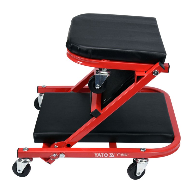 Leżanka warsztatowa składana siedzisko YATO YT-08802 2w1 91cm