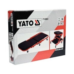 Leżanka warsztatowa składana siedzisko YATO YT-08802 2w1 91cm