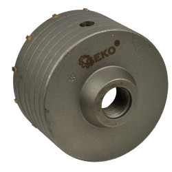 Otwornica GEKO G40001 65mm SDS Plus z wiertłem prowadzącym i adapterem M22