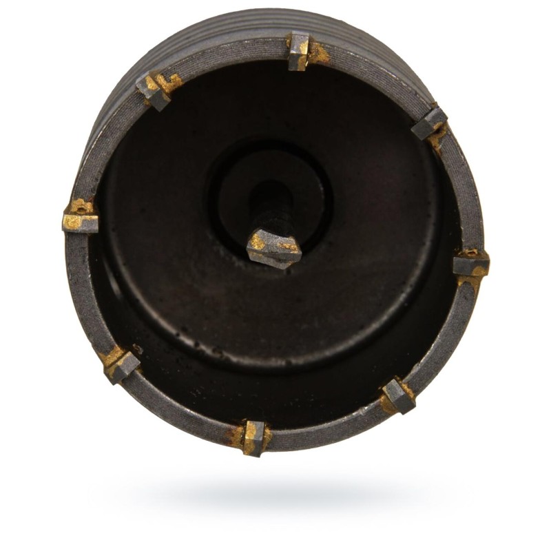 Otwornica GEKO G40001 65mm SDS Plus z wiertłem prowadzącym i adapterem M22