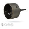 Otwornica GEKO G40005 100mm SDS Plus z wiertłem prowadzącym i adapterem M22