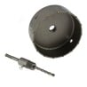 Otwornica GEKO G40010 150mm SDS Plus z wiertłem prowadzącym i adapterem M22