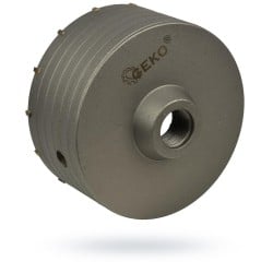 Otwornica GEKO G40010 150mm SDS Plus z wiertłem prowadzącym i adapterem M22
