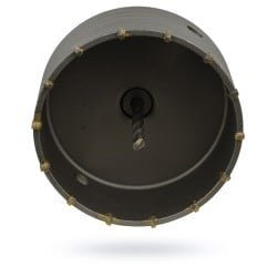 Otwornica GEKO G40010 150mm SDS Plus z wiertłem prowadzącym i adapterem M22