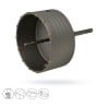 Otwornica GEKO G40010 150mm SDS Plus z wiertłem prowadzącym i adapterem M22