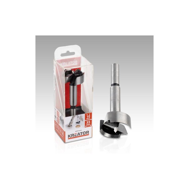 Wiertło frez puszkowy KREATOR KRT013002 do drewna z widią 30mm uchwyt 8mm