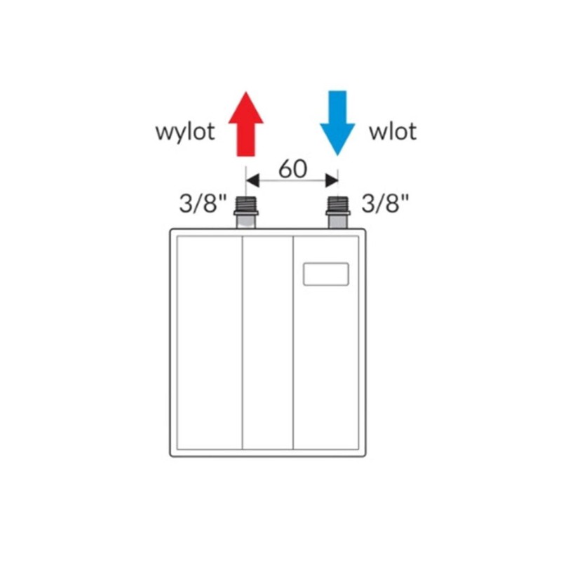 Ciśnieniowy ogrzewacz przepływowy wody WIJAS PERFECT 4500 230V 4,5kW