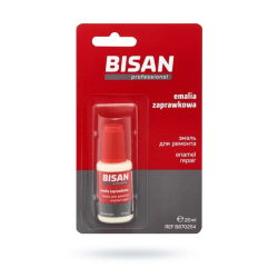 Emalia zaprawkowa BISAN B870254 20ml do wanien, umywalek biała, blister