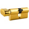 Wkładka z gałką do zamka drzwi Yeti WY501 40G/50 mosiądz 3 klucze LOB Yale Assa Abloy