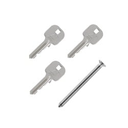 Wkładka z gałką do zamka drzwi Yeti WY501 40G/50 mosiądz 3 klucze LOB Yale Assa Abloy