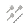 Wkładka do drzwi zamka Yeti WY500 35/45 mosiądz 3 klucze LOB Yale Assa Abloy