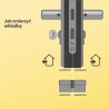 Wkładka do drzwi zamka 50/60 czarny, Yale Assa Abloy