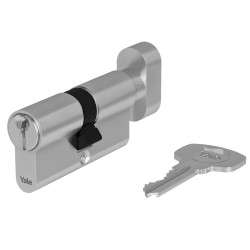 Wkładka z gałką do drzwi zamka 30G/55 nikiel satynowy, Yale Assa Abloy