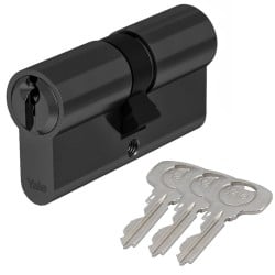 Wkładka do drzwi zamka 30/30 czarna, Yale Assa Abloy