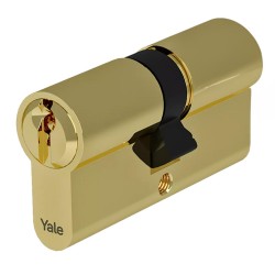 Wkładka do drzwi zamka 30/45 mosiądz satynowy, Yale Assa Abloy
