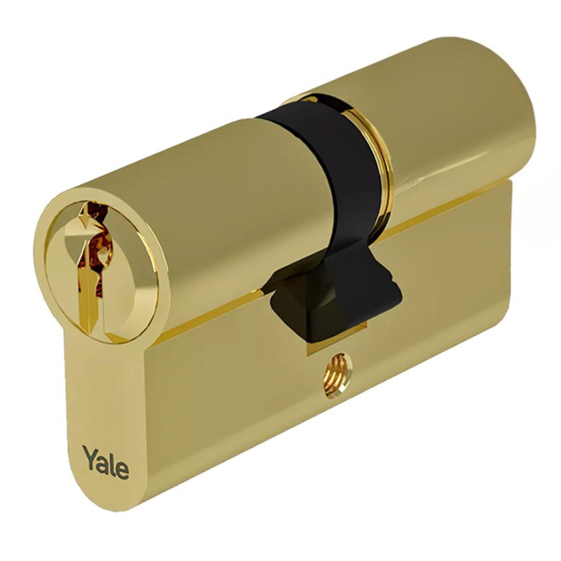 Wkładka do drzwi zamka 30/45 mosiądz satynowy, Yale Assa Abloy