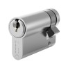 Półwkładka bębenkowa do drzwi zamka GERDA WKE1 30/10mm nikiel satynowy 3klucze