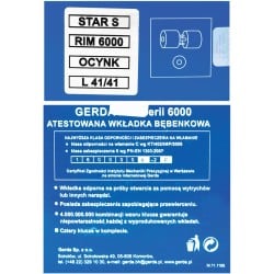 wkładka GERDA Star S RIM 6000 S (stary typ)