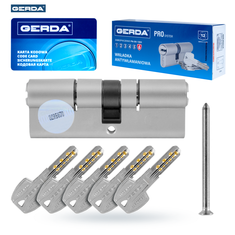Wkładka 65/65 ATEST C KL6.2 nikiel GERDA PROsystem