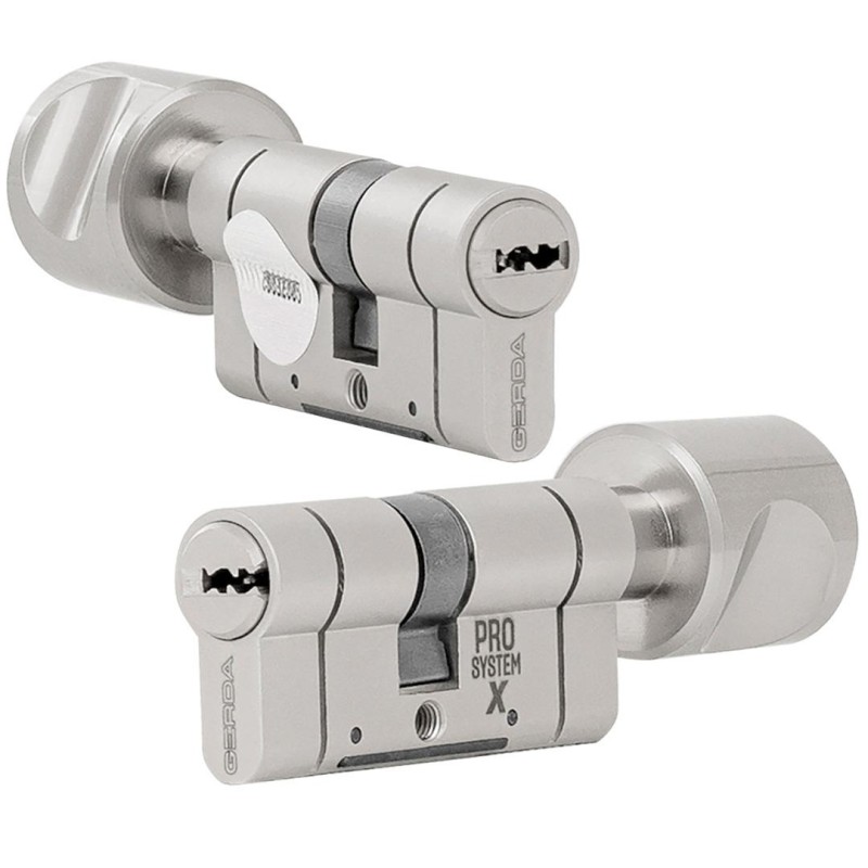 Wkładka z gałką G65/55 PRO system nikiel GERDA PSX