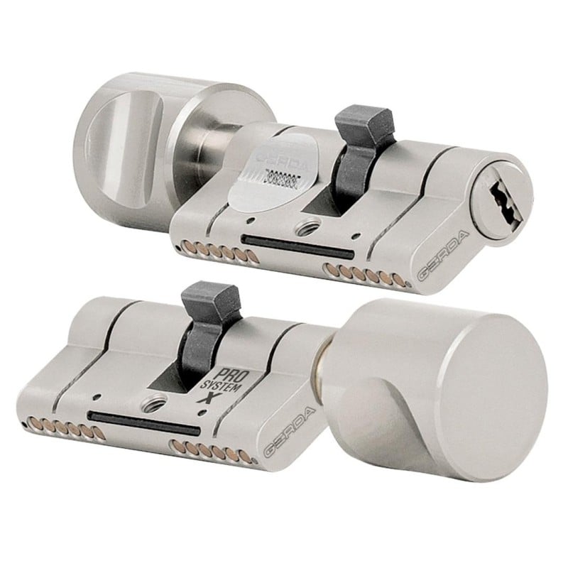 Wkładka z gałką G65/55 PRO system nikiel GERDA PSX
