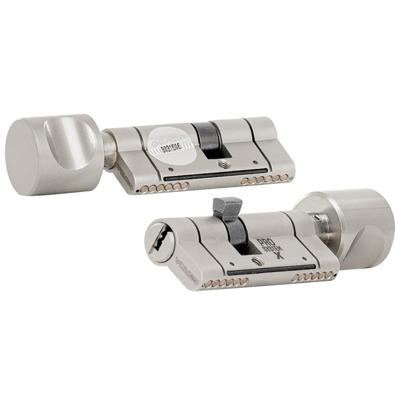 Wkładka z gałką G65/55 PRO system nikiel GERDA PSX