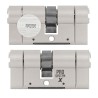 Wkładka klucz - klucz antywłamaniowa z zabierakiem 45/45 nikiel satyna PRO system X (PSX) ATEST C KL 6.2 GERDA 5-kluczy