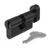 Wkładka z gałką Assa Abloy Yale Y600 85G/35 ATEST czarna kl6D 5 kluczy