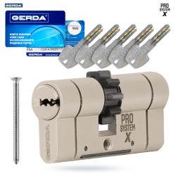 Wkładka 35/40 ATEST C KL nikiel ZĘBATA GERDA PSX