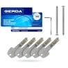 2 wkładki GERDA: 30/50 + G50/30 + 5kl nikiel PSX