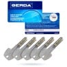 2 wkładki GERDA: 35/55 + G35/55 + 5kl nikiel PSX