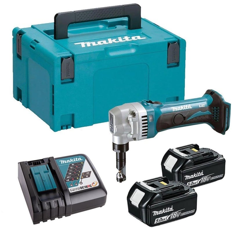 Nożyce do blach falistych 2x5Ah Makita DJN161RTJ