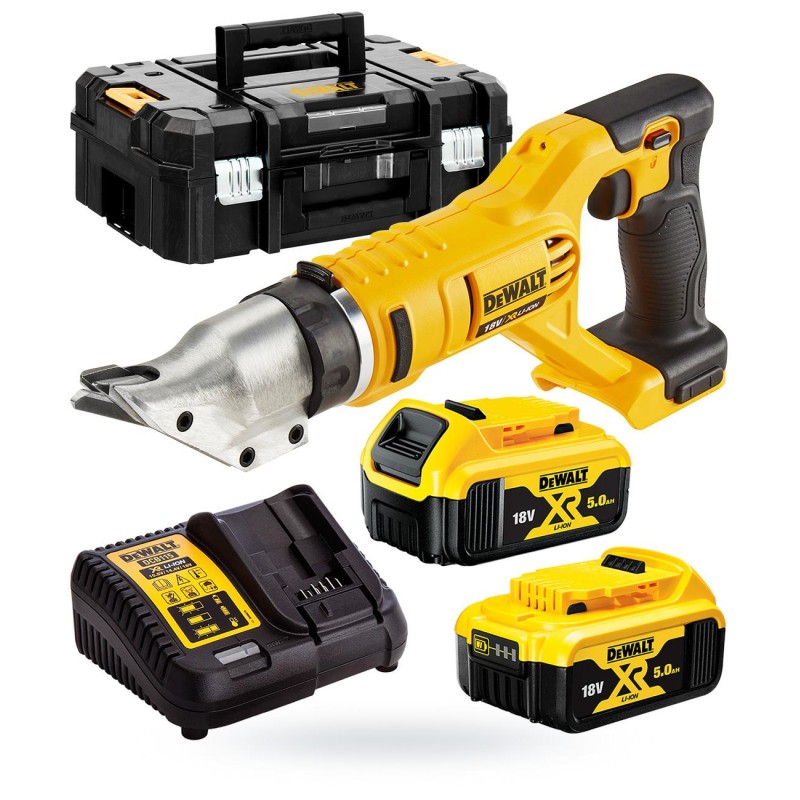 Nożyce do metalu DeWALT DCS491P2 18V XR 2x5Ah TSTA