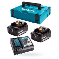 Ładowarka DC18RC +2aku BL1860B 6Ah MAKPAC 1 MAKITA