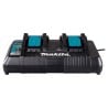 Ładowarka wielonapięciowa z dwoma portami Makita DC18RD LXT 14,4-18V 9A