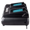 Ładowarka wielonapięciowa z dwoma portami Makita DC18RD LXT 14,4-18V 9A