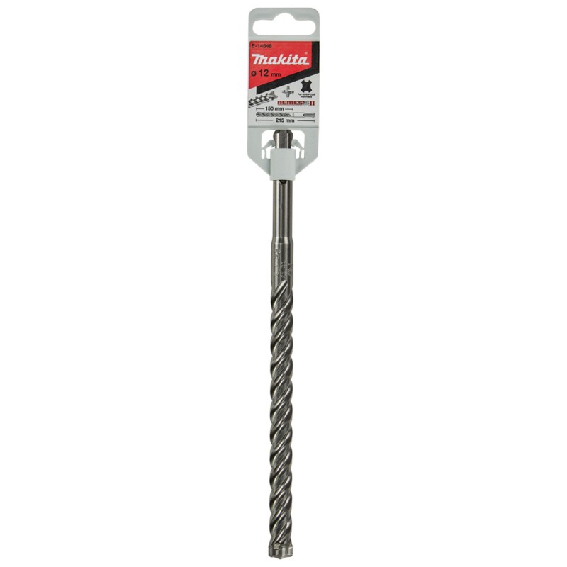Wiertło udarowe Makita E-14548 Nemesis2 SDS+ 12x215/150mm 4-ostrz 4-spiral