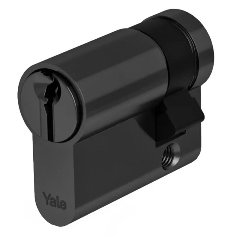 Półwkładka do drzwi zamka 55/10 czarna, Yale Assa Abloy